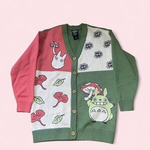 Box Lunch My Neighbor Totoro Woman's Knit Cardigan SZ XS